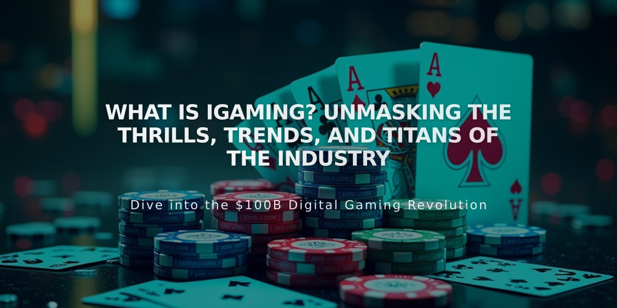 iGaming Unveiled: A Deep Dive into Online Gaming's Thrills, Trends & Leaders