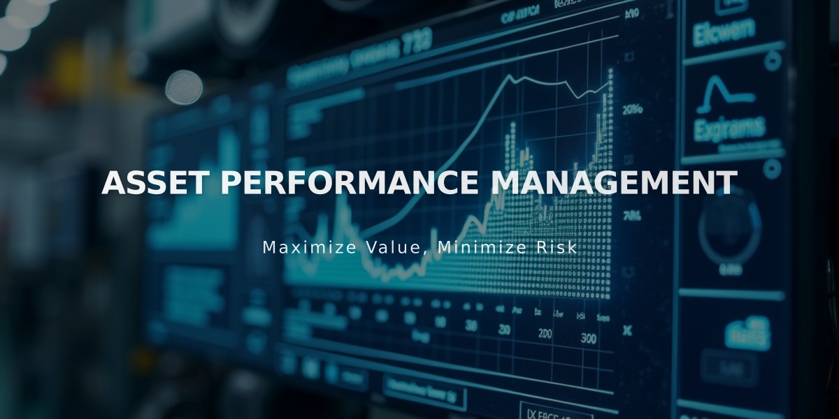 Real-Time Asset Performance Management: Maximizing Value Through IBM Maximo