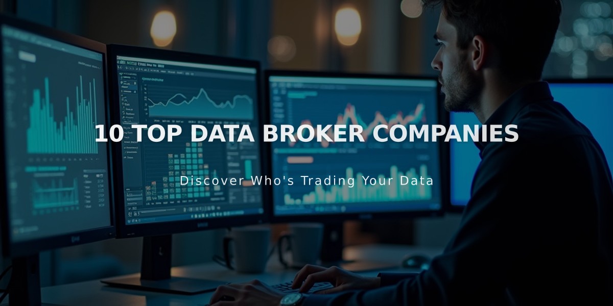 Top 10 Data Broker Companies Leading the Information Industry in 2024