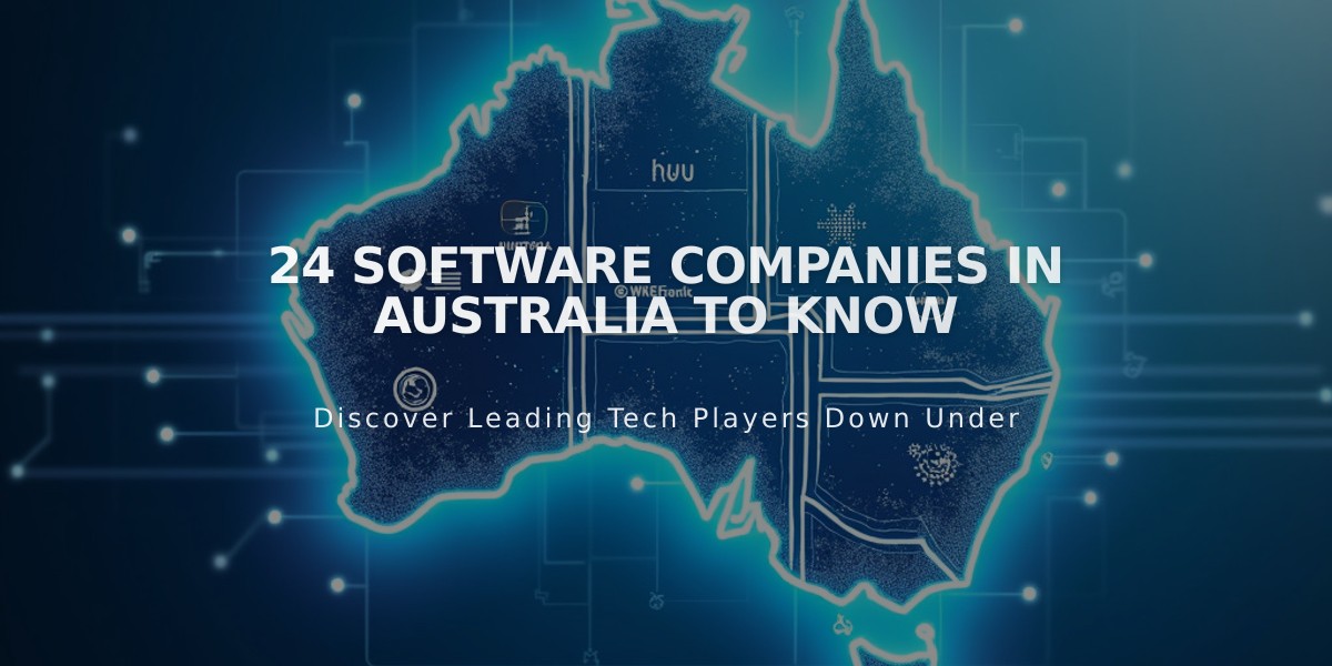 Top 24 Must-Know Software Companies Shaping Australia's Tech Landscape